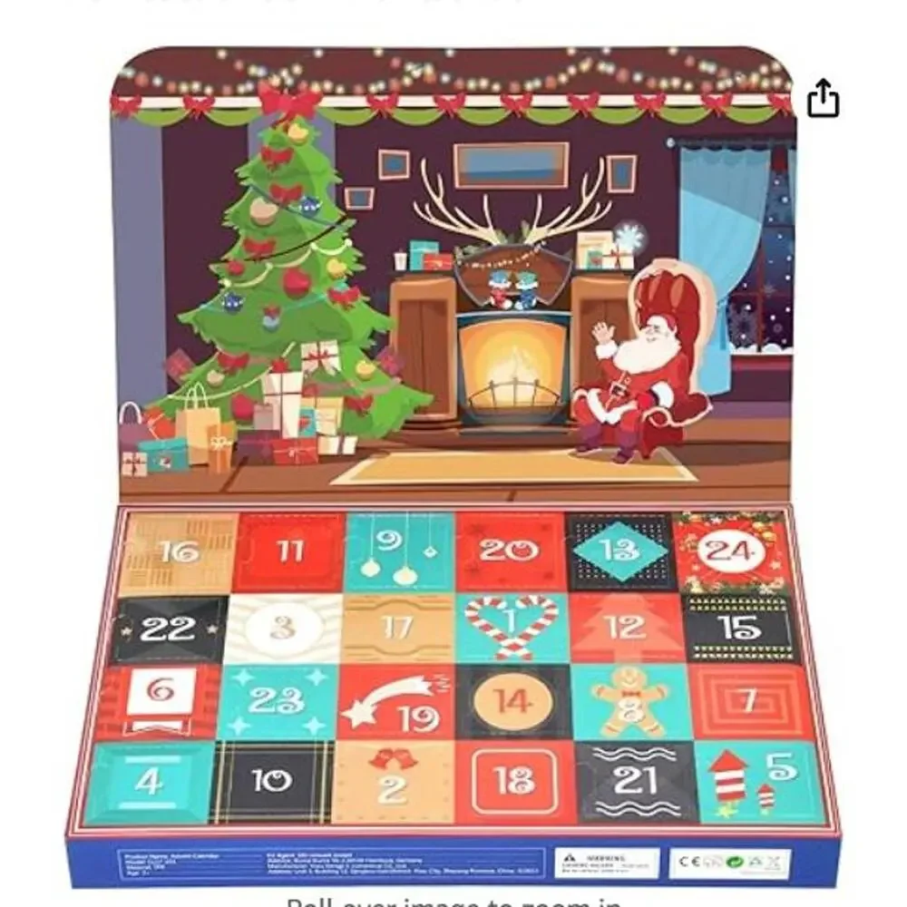 Advent Calendar, 24 Days of Mochi Animals Squishy Toys